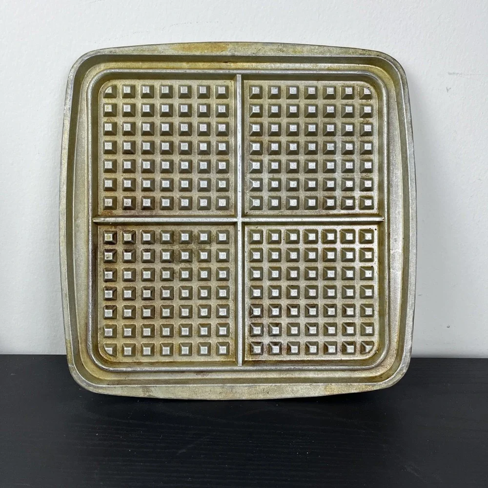 Sunbeam Waffle Iron Replacement Plate Belgian Grid Cooking Surface